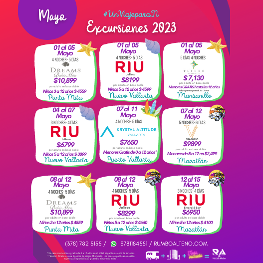 excuriones mayo rumbo alteño